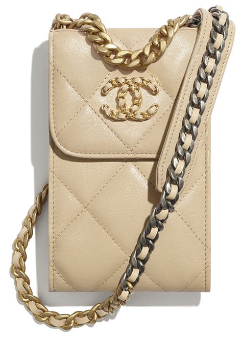 phone holder chanel|chanel phone bag with chain.